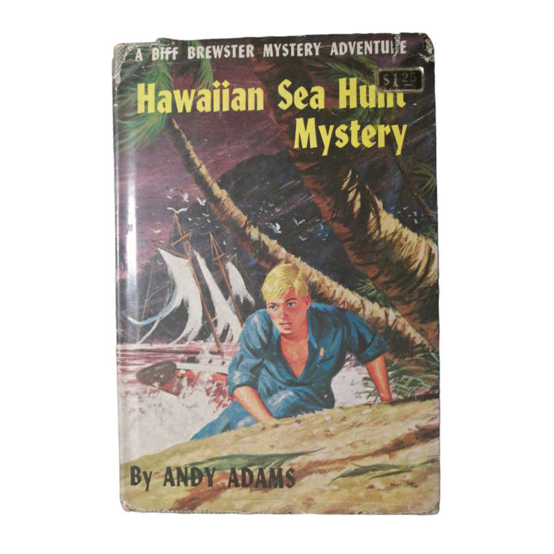 Hawaiian Sea Hunt Mystery by Andy Adams 1960 Hardcover w/Dustjacket