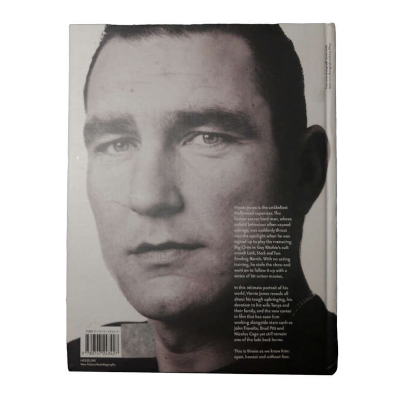 Vinnie- My Life by Vinnie Jones 2001 Hardcover w/o Dustjacket