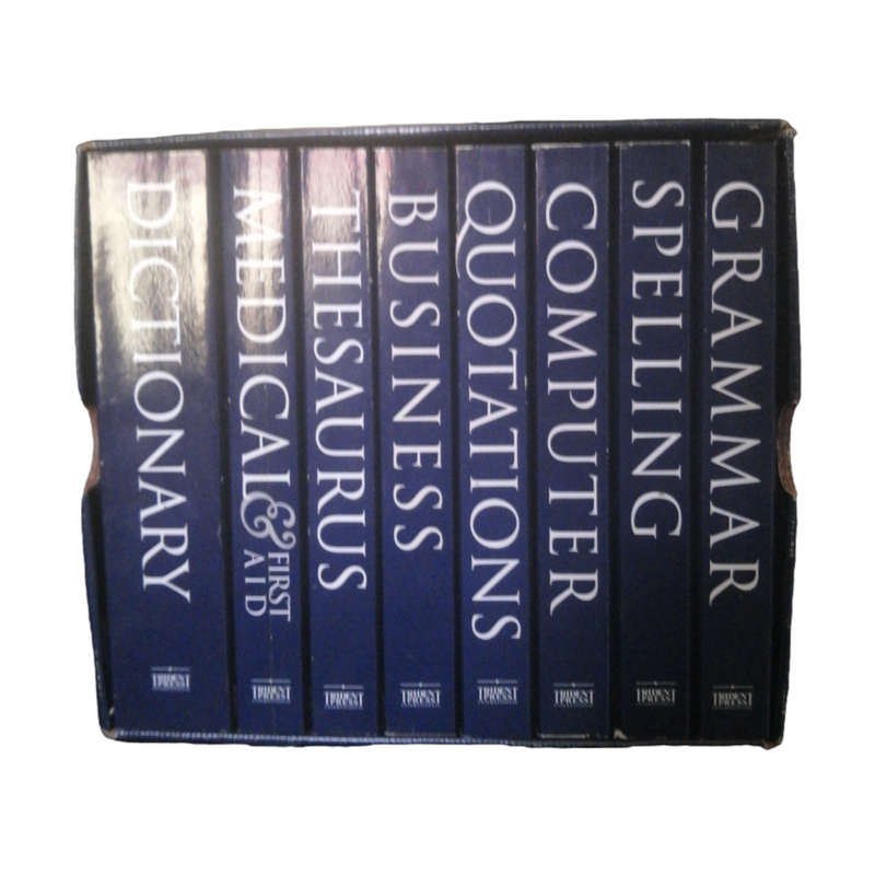The New International Webster`s Pocket Reference Library 8 Book Boxset 1998 Softcover