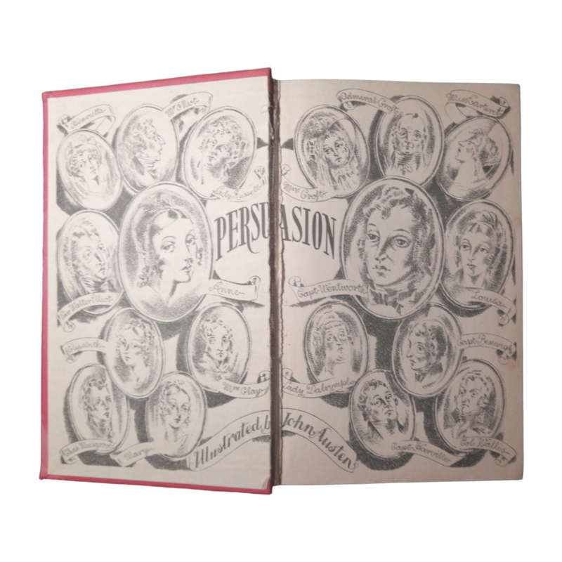 Persuasion by Jane Austen illustrated by John Austen 1944 Hardcover w/o Dustjacket