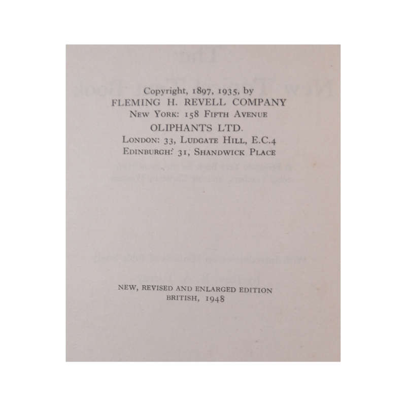 The New Topical Text Book 1948 Hardcover w/o Dustjacket
