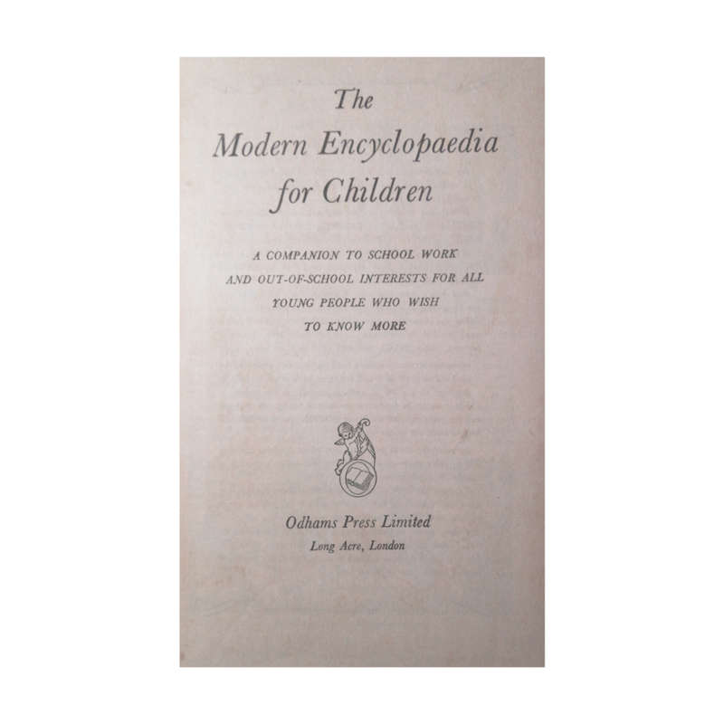 The Modern Encyclopedia For Children  Hardcover w/o Dustjacket