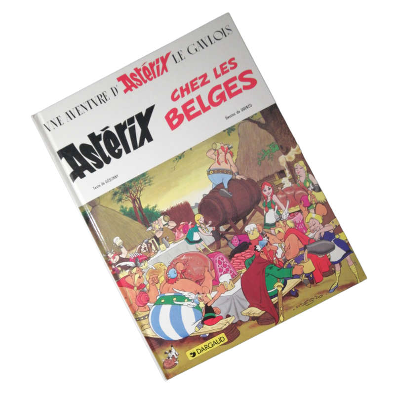Asterix Chez Les Belges by R. Goscinny And A. Uderzo French Edition 1979 Hardcover w/o Dustjacket