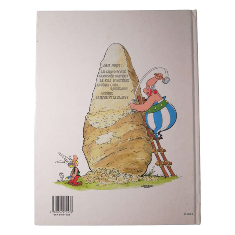 Asterix La Rose Et Le Glaive by R. Goscinny And A. Uderzo French Edition 1991 Hardcover w/o Dustjack