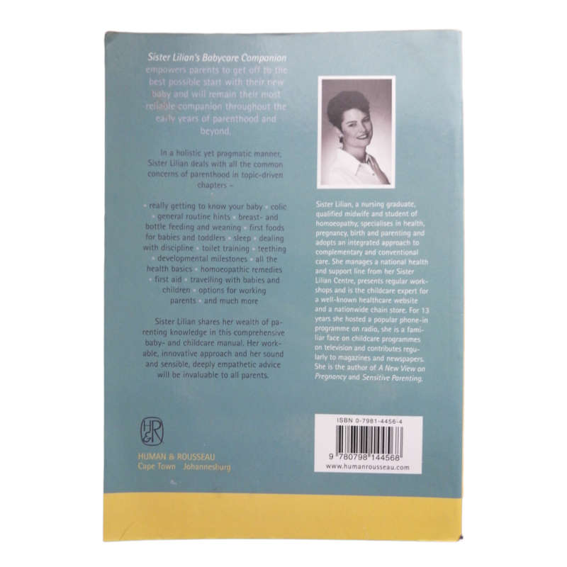 Sister Lilian`s Babycare Companion by Sister Lilian 2004 Softcover