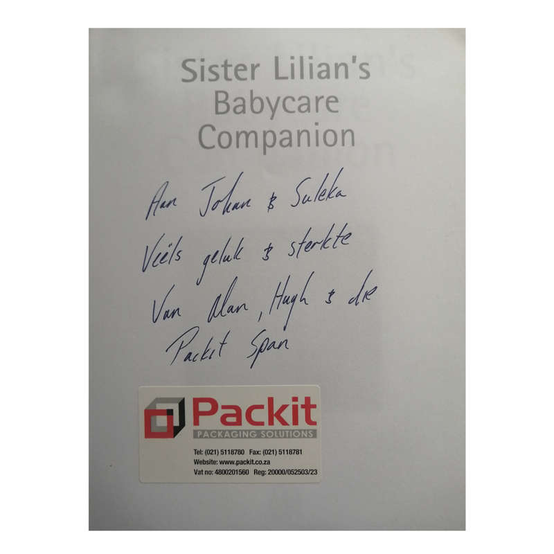 Sister Lilian`s Babycare Companion by Sister Lilian 2004 Softcover
