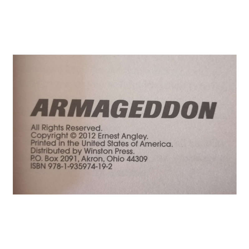 Armageddon by Ernest Angley 2012 Softcover
