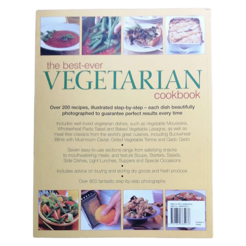 The Best Ever Vegetarian Cookbook by Linda Fraser 2011 Softcover