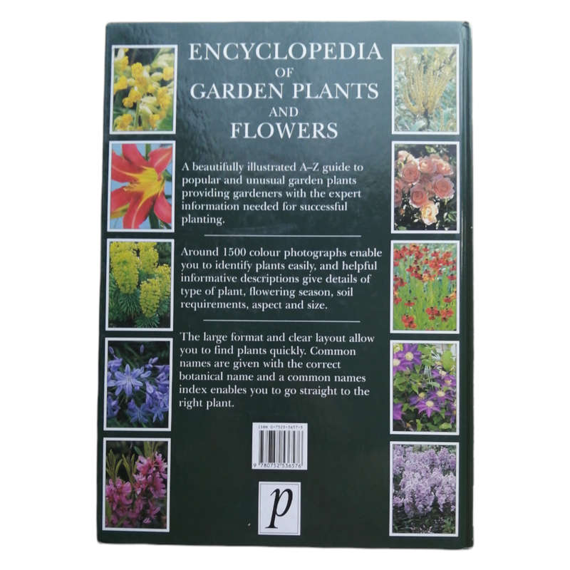 Encyclopedia Of Garden Plants And Flowers by Lance Hattatt 2000 Hardcover w/o Dustjacket