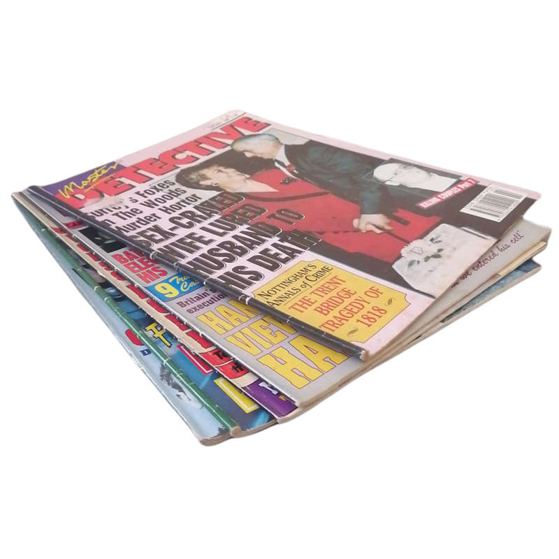 Master Detective Magazine 5 Magazine Set 1994 Softcover