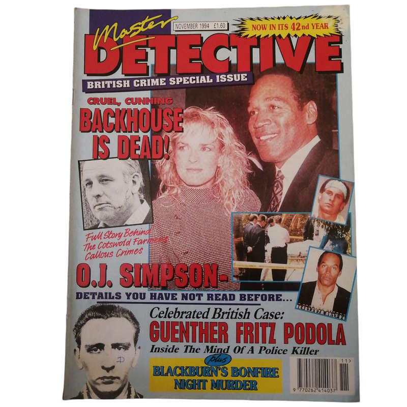 Master Detective Magazine 5 Magazine Set 1994 Softcover