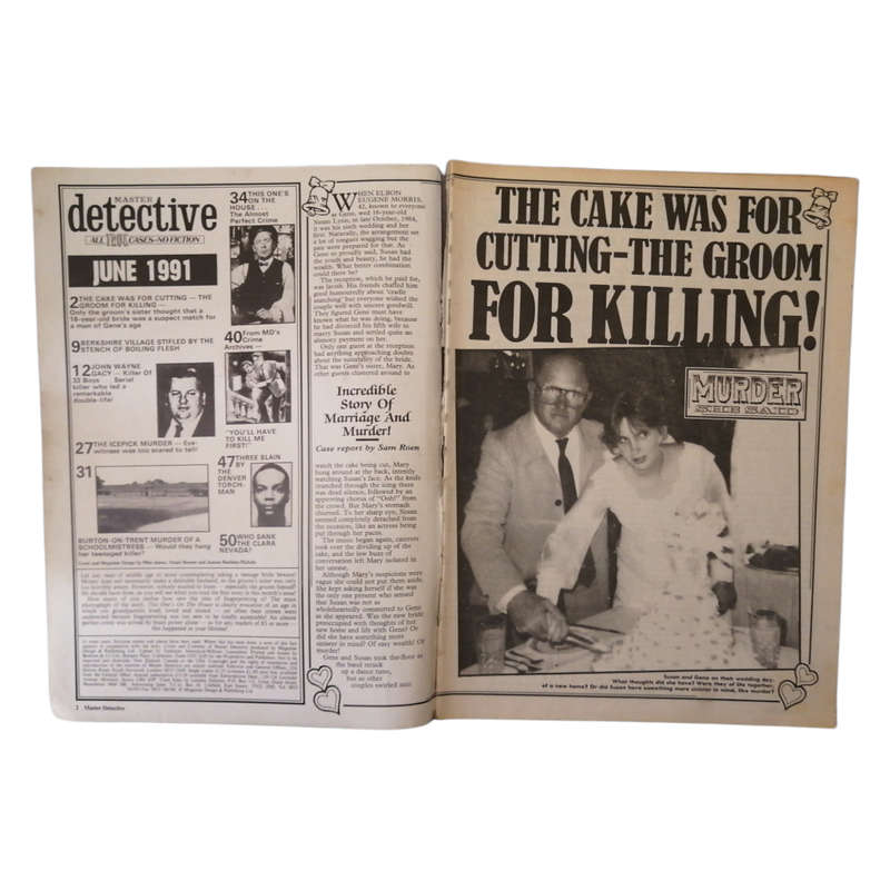 Master Detective Magazine 2 Magazine Set 1991 Softcover
