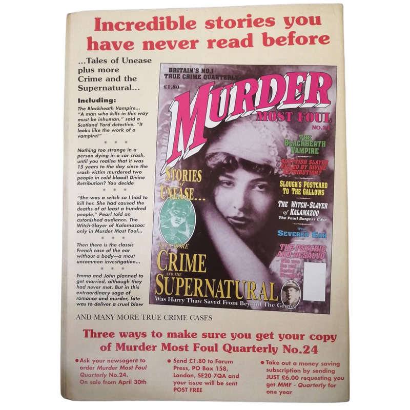 True Detective Magazine June 1997 Softcover