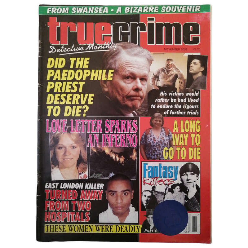 True Crime Detective Monthly Magazine 2 Magazine Set 2003 Softcover