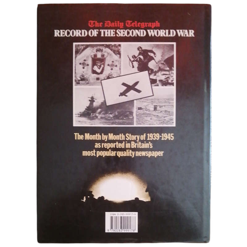 The Daily Telegraph Record Of The Second World War- Month By Month From 1939 To 1945 by 1989 Hardcov