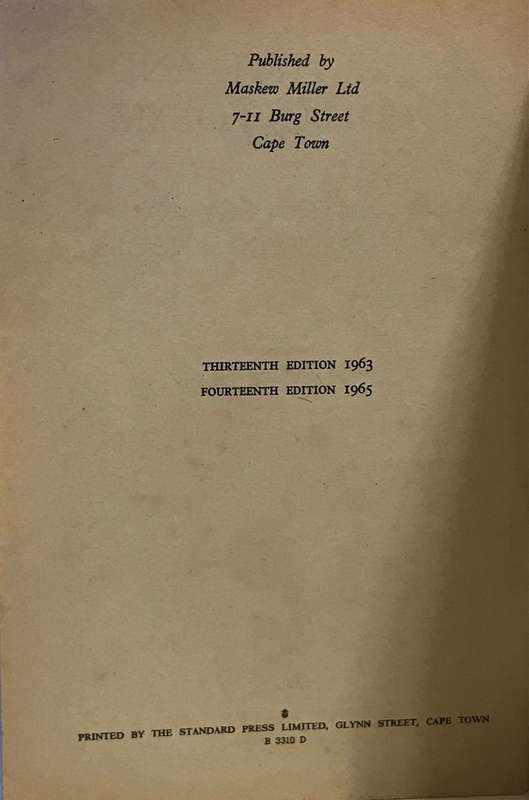 Narrative And Lyrical Poems by G. H. M. Bobbins 1965 Softcover