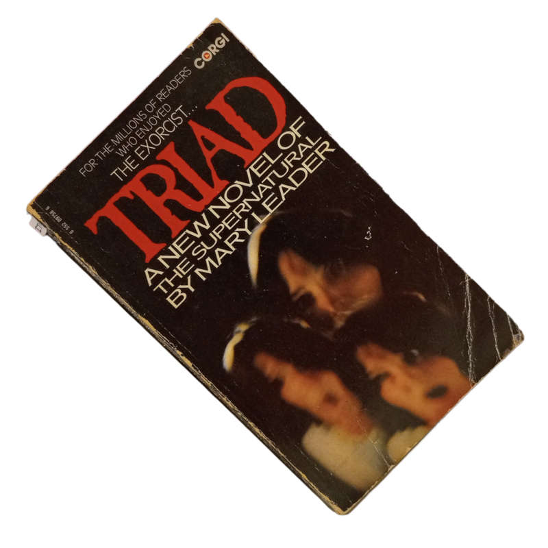 Triad- A Novel Of The Supernatural by Mary Leader 1975 Softcover