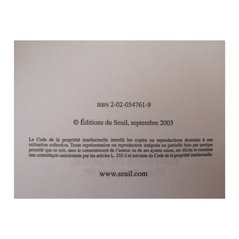 Le Gout De L`avenir by Jean-Claude Guillebaud 2003 Softcover (French)