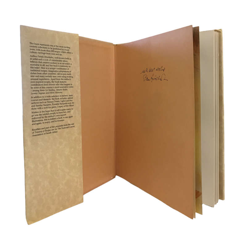 Pam Hirschsohn`s Treasury Of Recipies Signed By Author First Edition 1988 Hardcover w/Dustjacket