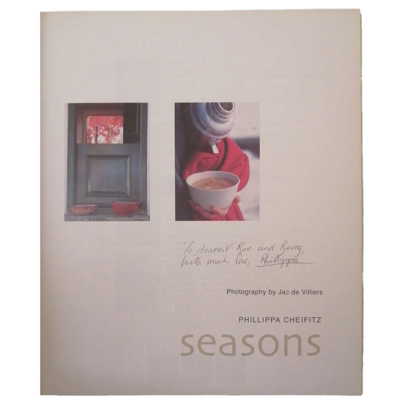 Seasons by Phillippa Cheifitz Signed By Author 2005 Hardcover w/Dustjacket
