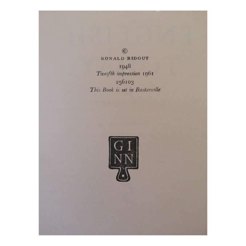 English Today 5 by Ronald Ridout 1961 Hardcover w/o Dustjacket