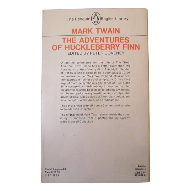 The Adventures Of Huckleberry Finn by Mark Twain 1966 Softcover