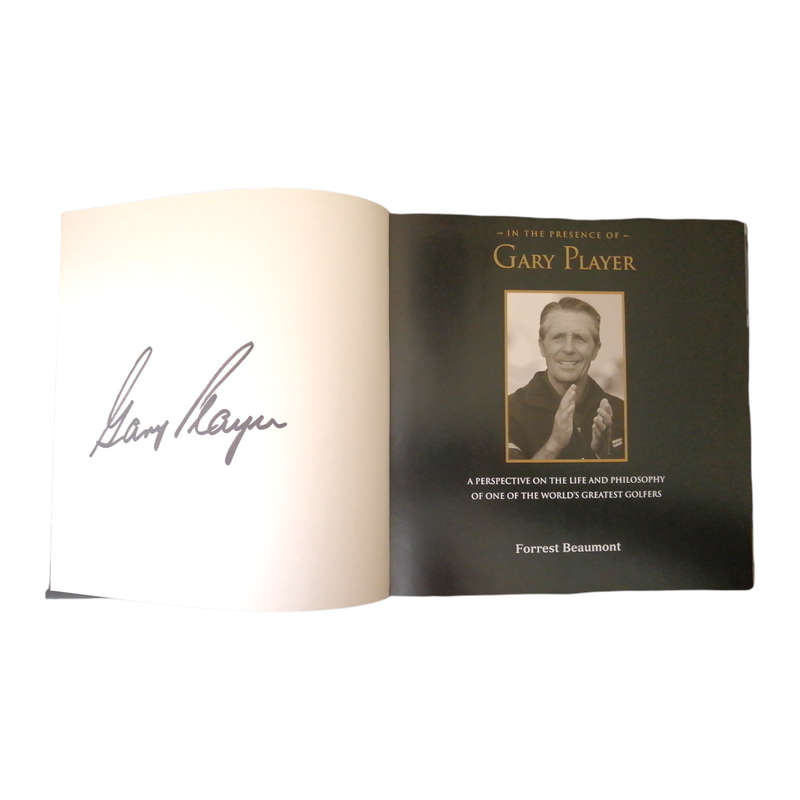 In The Presence Of Gary Player by Forrest Beaumont 2004 Hardcover w/ Dustjacket