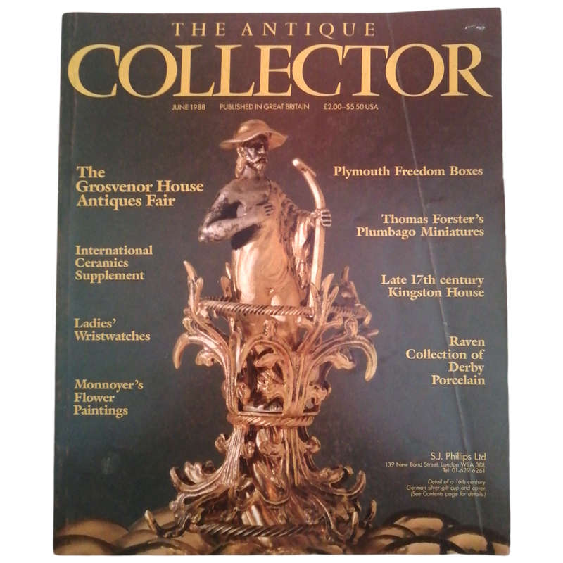 The Antique Collector Volume 59 Number 6 June 1988 Softcover