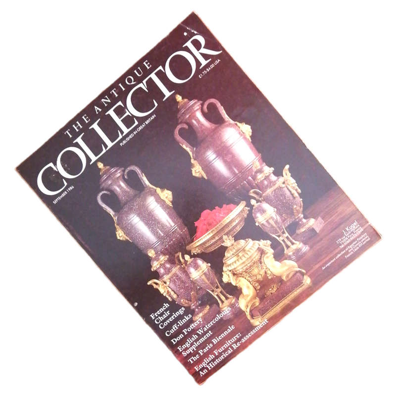 The Antique Collector Volume 57 Number 9 September 1986 Softcover