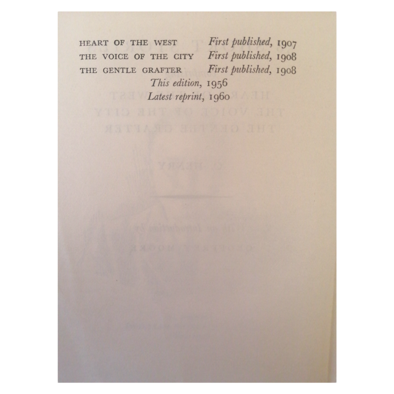 58 Short Stories by O. Henry 1956 Softcover