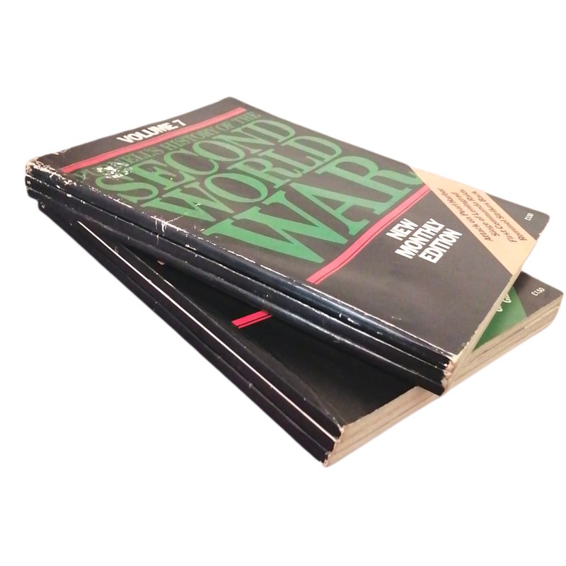 Purnell`s History Of The Second World War New Monthly Edition Book 7, 8 , 9, 10, 12 And 13 Set By Pu