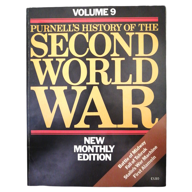 Purnell`s History Of The Second World War New Monthly Edition Book 7, 8 , 9, 10, 12 And 13 Set By Pu