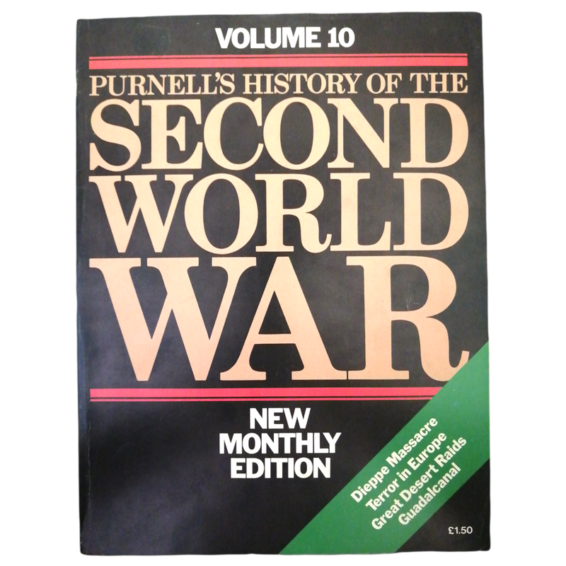 Purnell`s History Of The Second World War New Monthly Edition Book 7, 8 , 9, 10, 12 And 13 Set By Pu