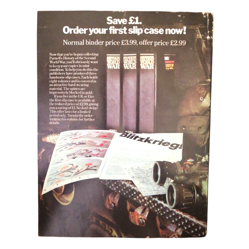 Purnell`s History Of The Second World War New Monthly Edition Book 7, 8 , 9, 10, 12 And 13 Set By Pu