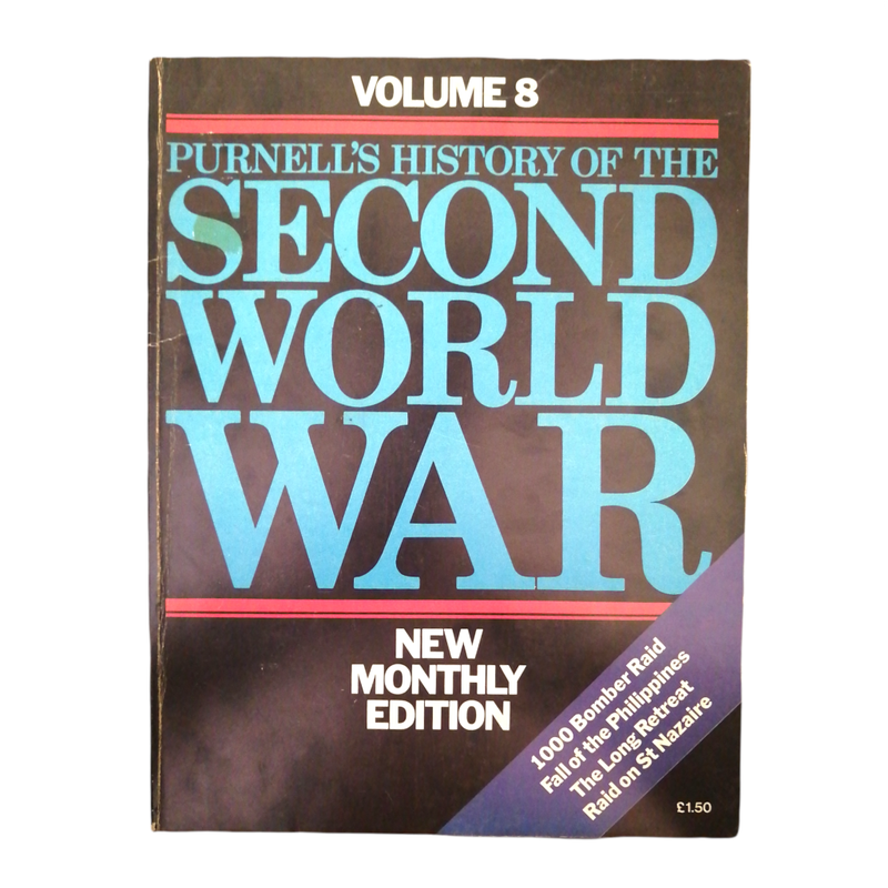 Purnell`s History Of The Second World War New Monthly Edition Book 7, 8 , 9, 10, 12 And 13 Set By Pu