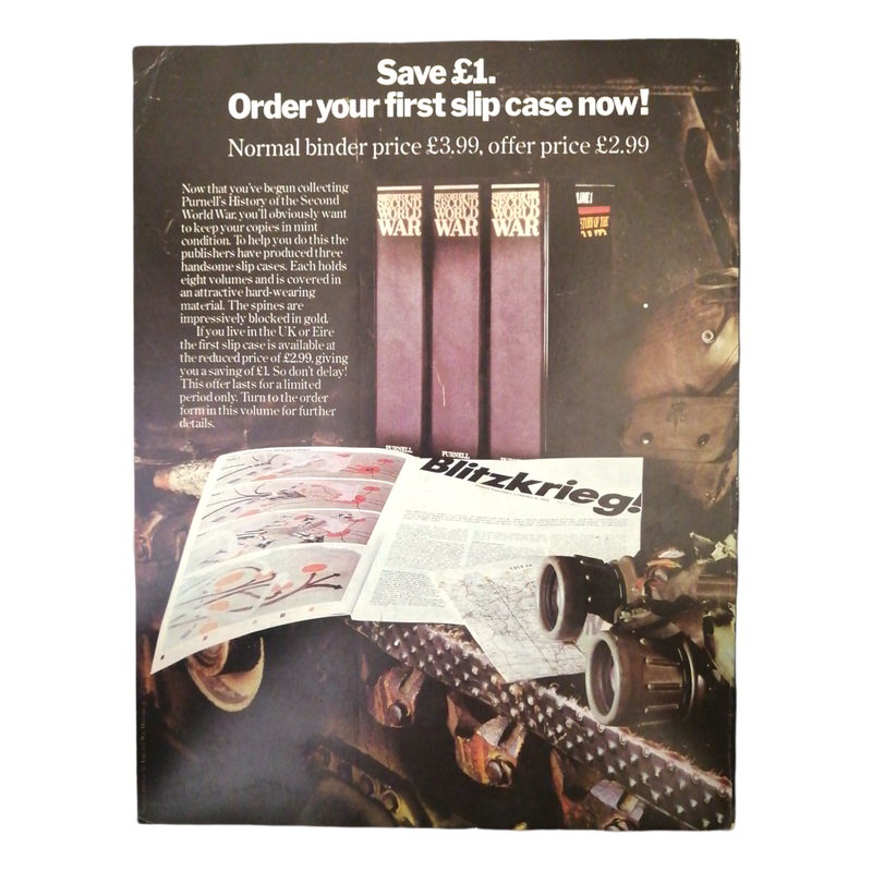 Purnell`s History Of The Second World War New Monthly Edition Book 7, 8 , 9, 10, 12 And 13 Set By Pu