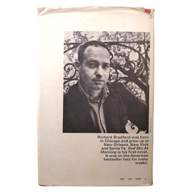 Red Sky At Morning- A Novel by Richard Bradford 1969 Hardcover w/ Dustjacket