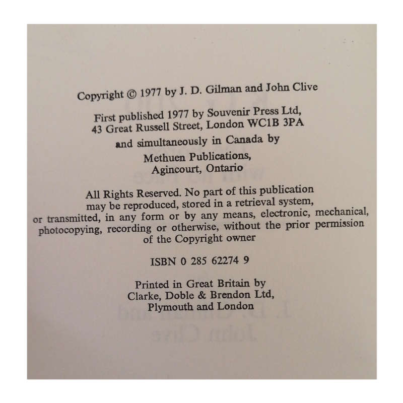 KG 200-The Force With No Face by J.D. Gilman and John Clive 1977 Hardcover w/ Dustjacket