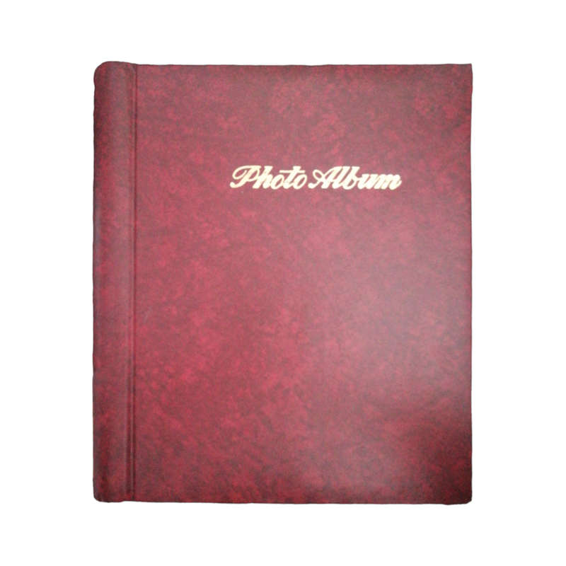 40 Pocket- Ring Binder Type Self Adhesive Burgundy Photo Album
