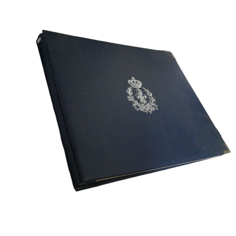 40 Pocket- Book Type Self-Adhesive Dark Blue Photo Album