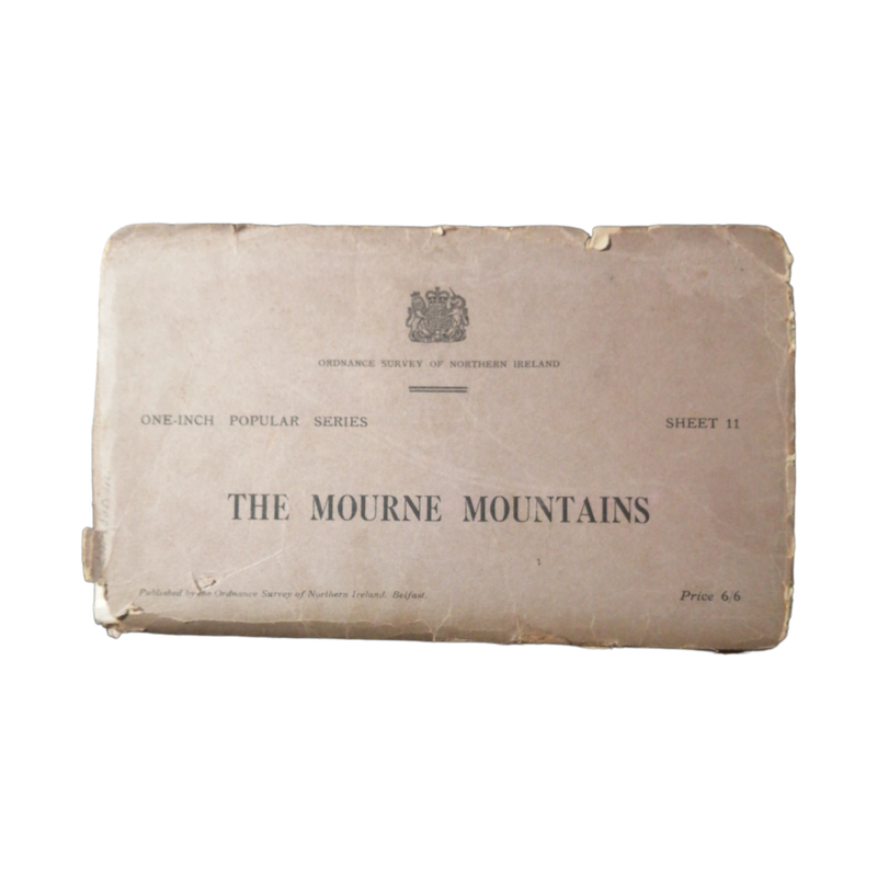 1958 The Mourne Mountains One-inch Popular Maps by Ordnance Survey Northern Ireland