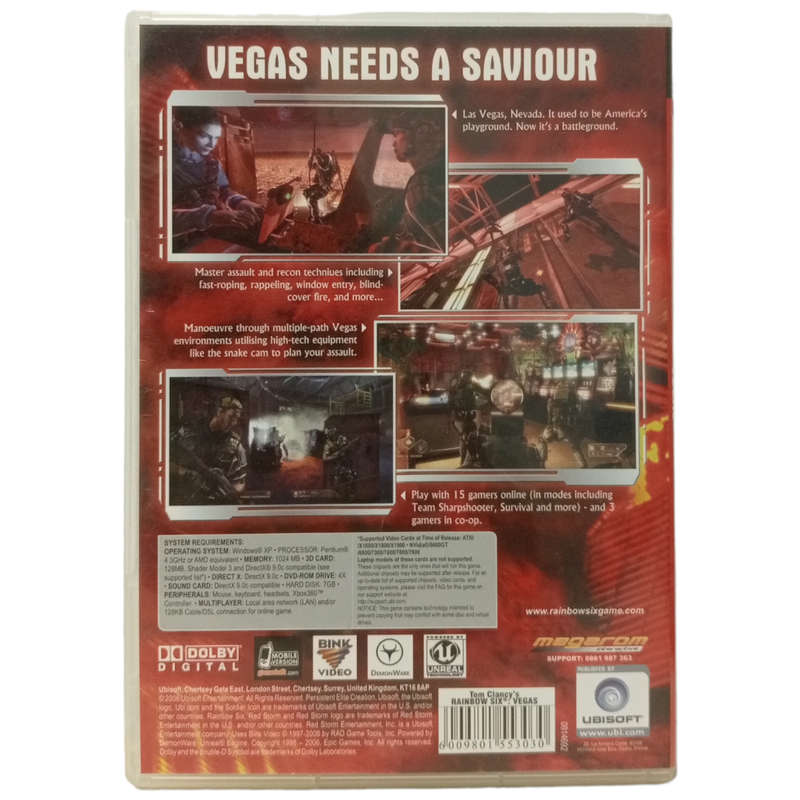 Rainbow Six - Vegas PC (DVD)