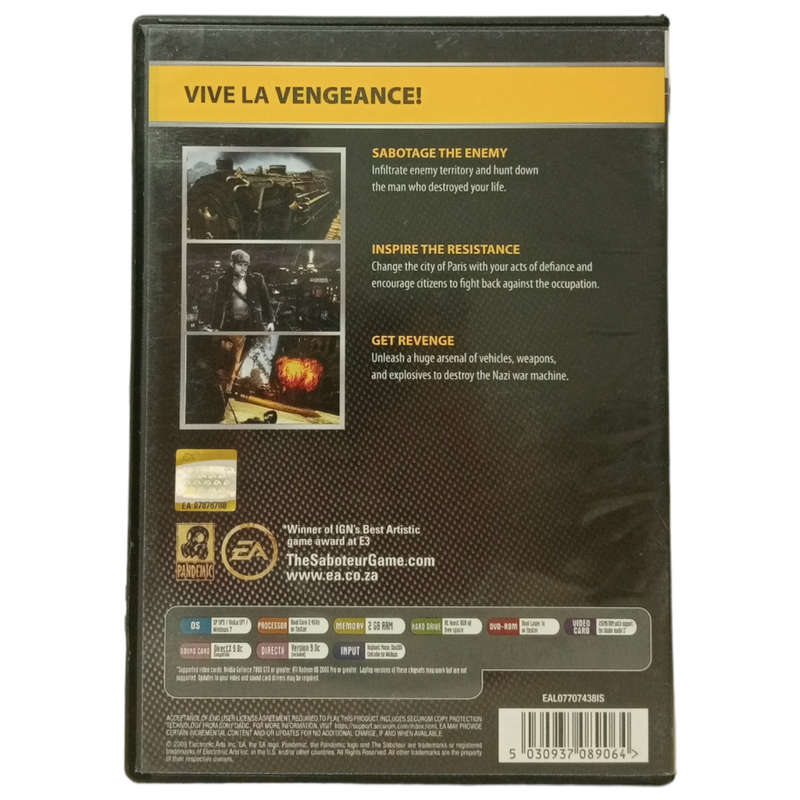 The Saboteur PC (DVD)