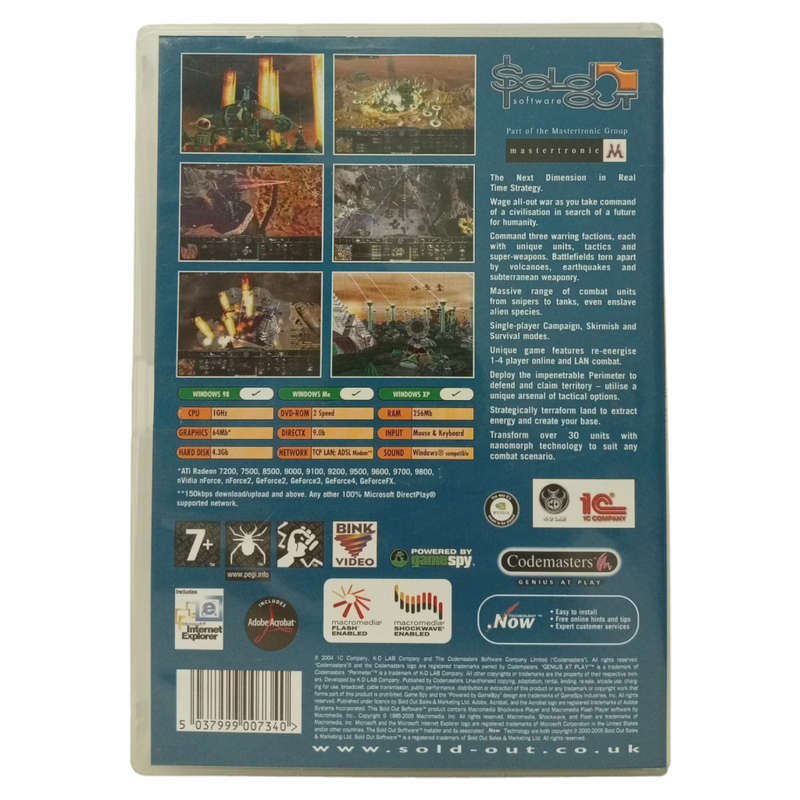 Perimeter - Real Time Strategy Reborn PC (DVD)