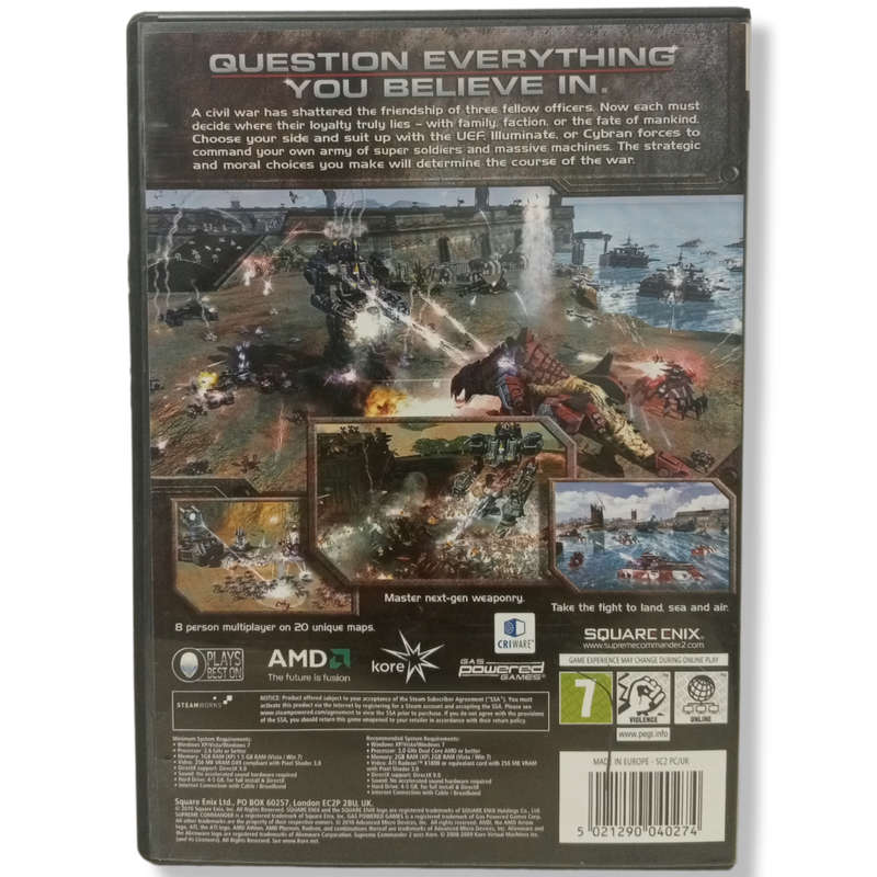 Supreme Commander 2 PC (DVD)