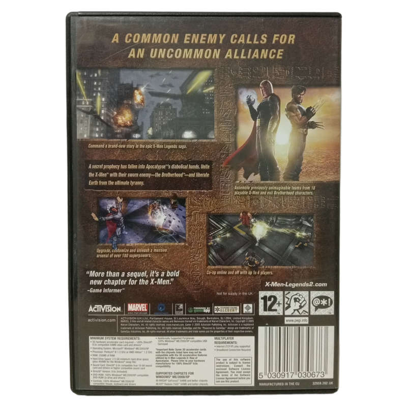 X-Men Legends - Rise of Apocalypse II PC (DVD)