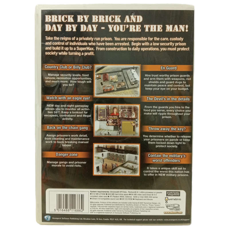Prison Tycoon 3 - Lockdown PC (CD)