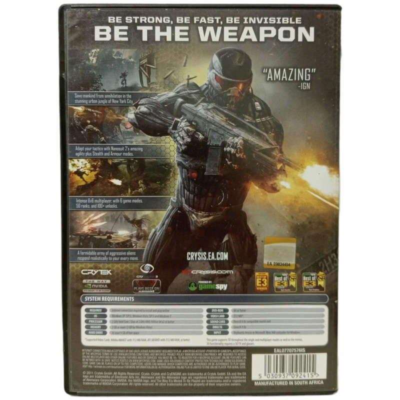 Crysis 2 PC (DVD)