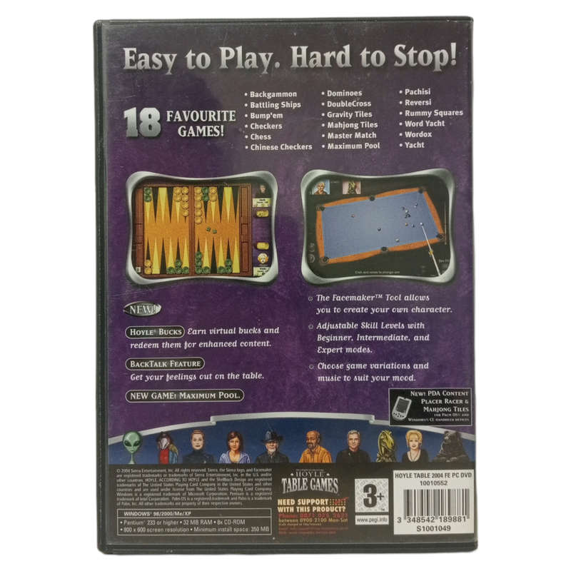 Table Games - Hoyle 2004 Edition PC (CD)