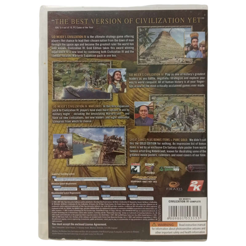 Civilization IV - Complete PC (CD)